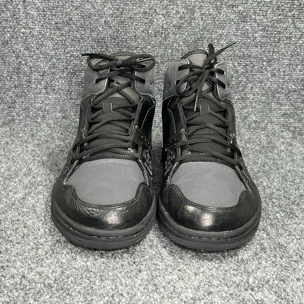 Air Jordan 1 Flight Shoes Men's Size 12 Black Grey Retro‎ Athletic Basketball